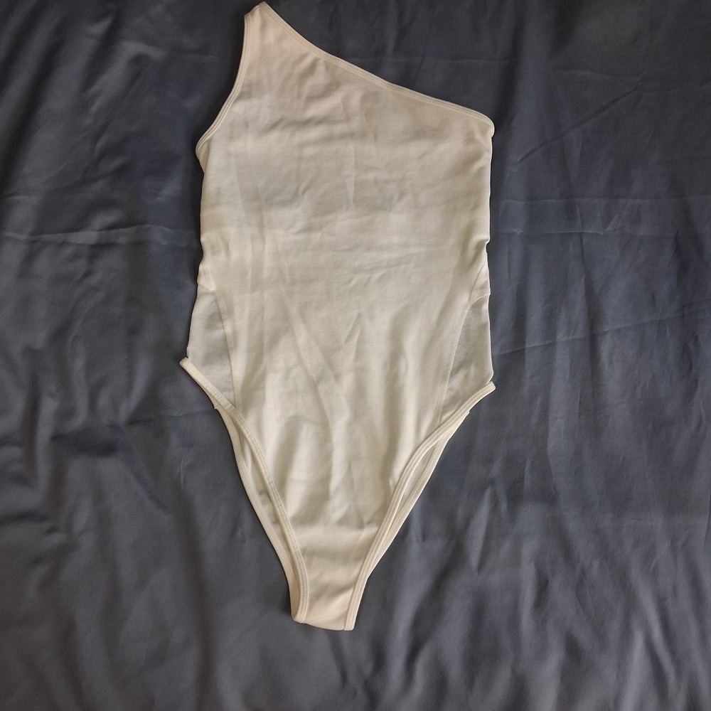 Nike Dri‎ Fit Womens Yoga white Body suit AR6409 100 size XS